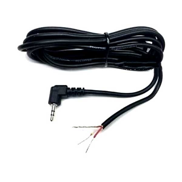 Philmore 70-2536 6ft 2.5mm Right Angle Stereo Male to Stripped and Tinned Ends