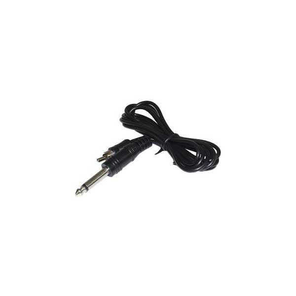 1166-1-4-mono-phone-plug-to-rca-plug-6-1.jpg 1/4" Mono Phone Plug to RCA Plug - 6'