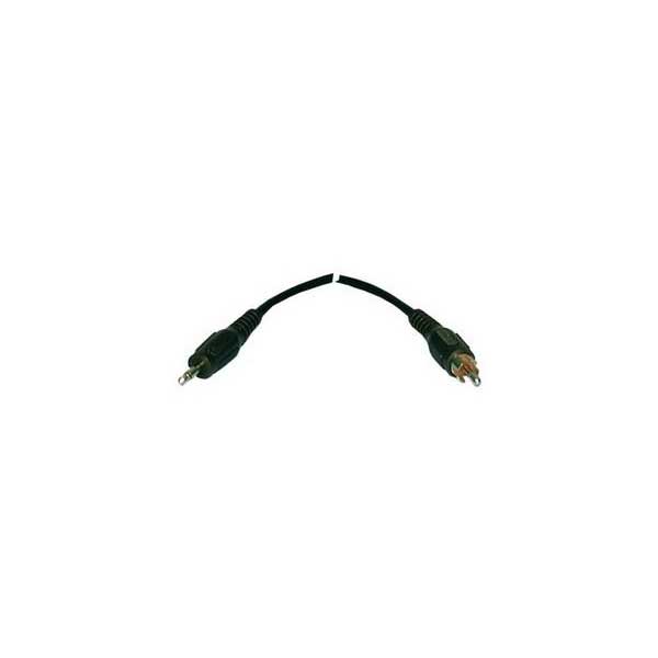 1203-3.5mm-mono-plug-to-rca-plug-6-1.jpg 3.5mm Mono Plug to RCA Plug - 6'