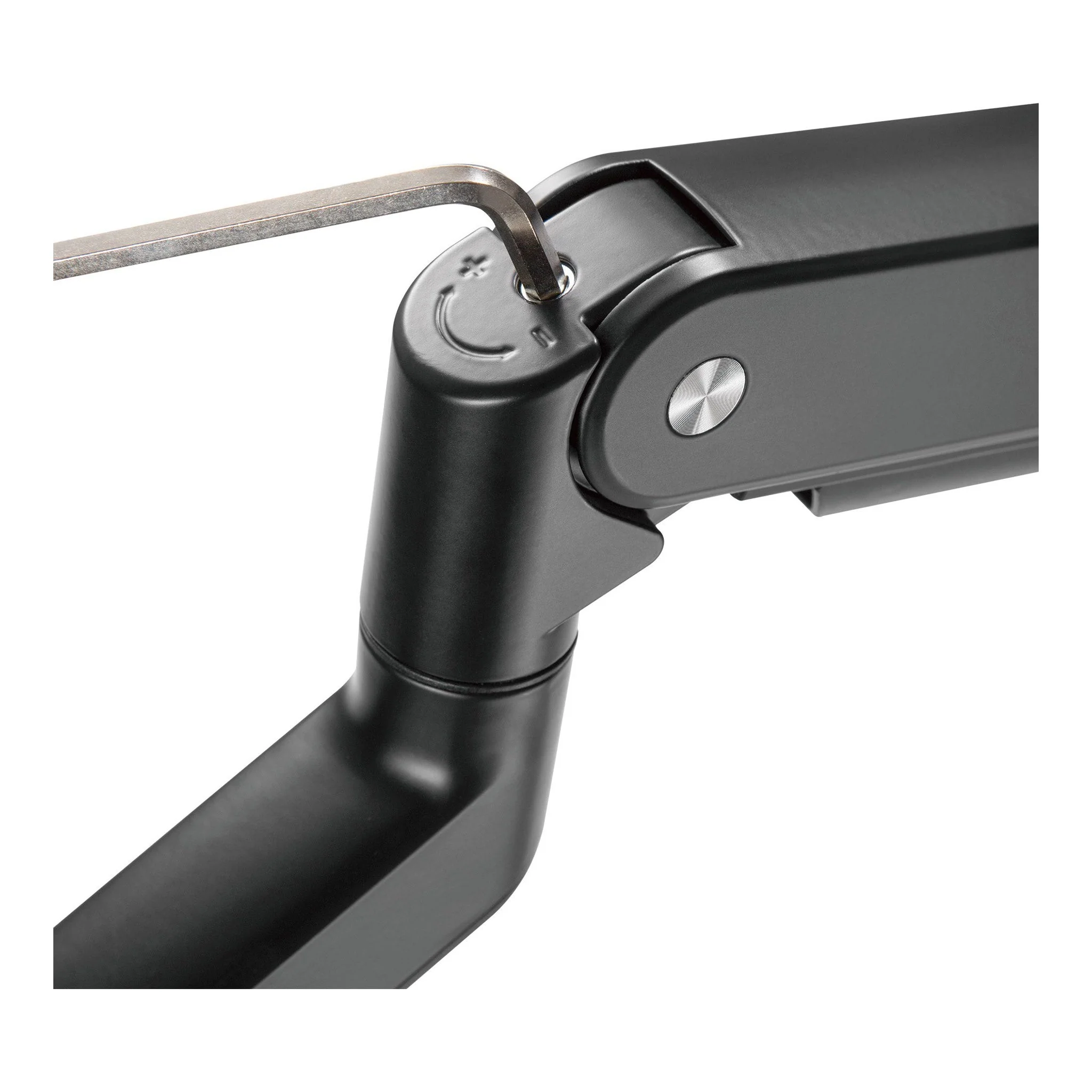 Rocstor Y10N010-B1 ErgoReach ED1 Premium Single Monitor Arm C-Clamp & Grommet – Up to 34″ - Black