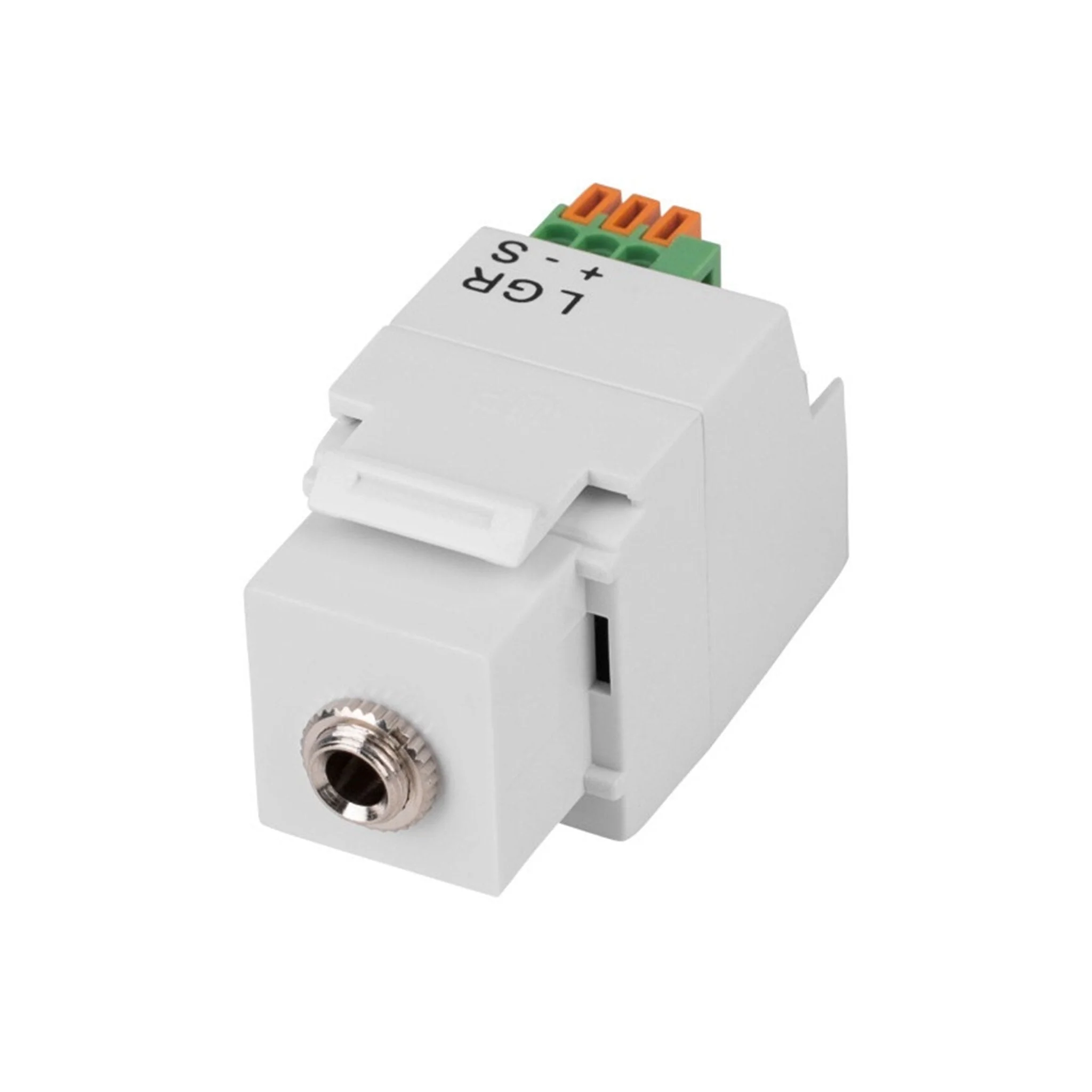 1220-calrad-92-163-3.5mm-stereo-jack-keystone-insert-with-3-position-spring-terminals-1.webp Calrad 92-163 3.5mm Stereo Jack Keystone Insert with 3 Position Spring Terminals