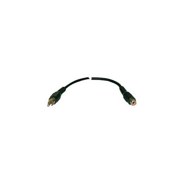 RCA Shielded Male to Female Extension Cable - 6'