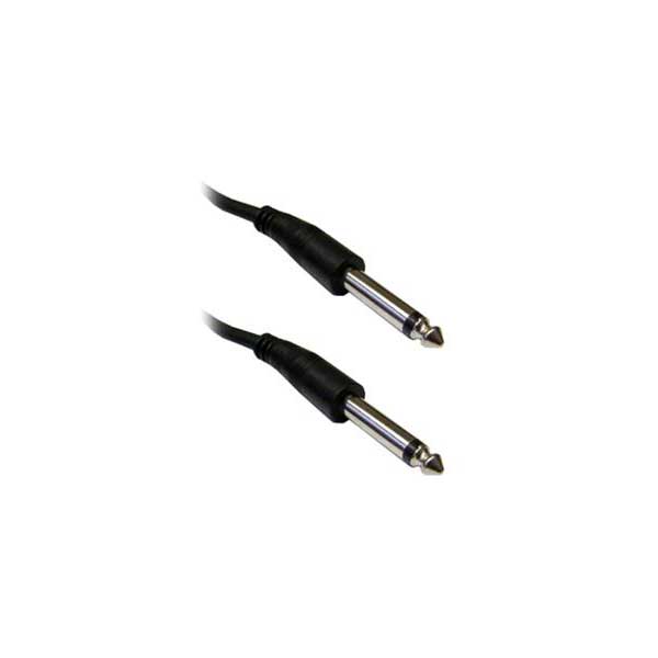 1255-calrad-6-1-4-mono-plug-to-1-4-mono-plug-shielded-audio-cable-1.jpg Calrad 6' 1/4" Mono Plug to 1/4" Mono Plug Shielded Audio Cable