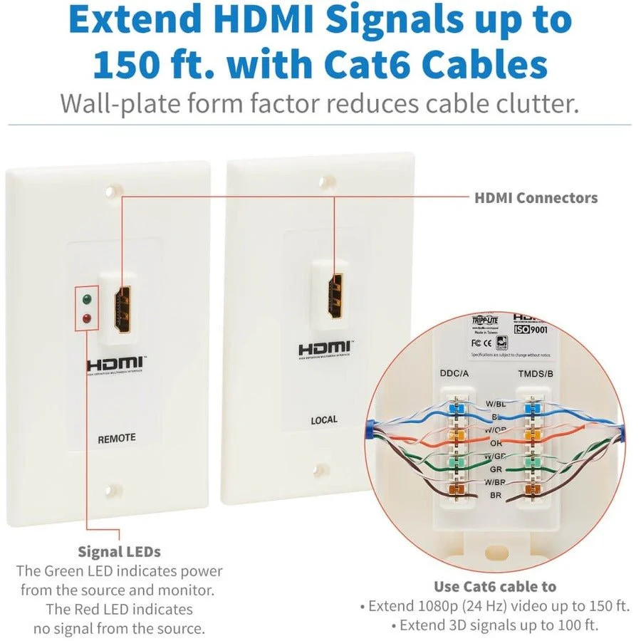 1297-tripp-lite-hdmi-over-cat5-cat6-wallplate-extender-kit-hdmi-f-f-taa-gsa-9.webp Tripp Lite HDMI Over Cat5 / Cat6 Wallplate Extender Kit HDMI F/F TAA GSA