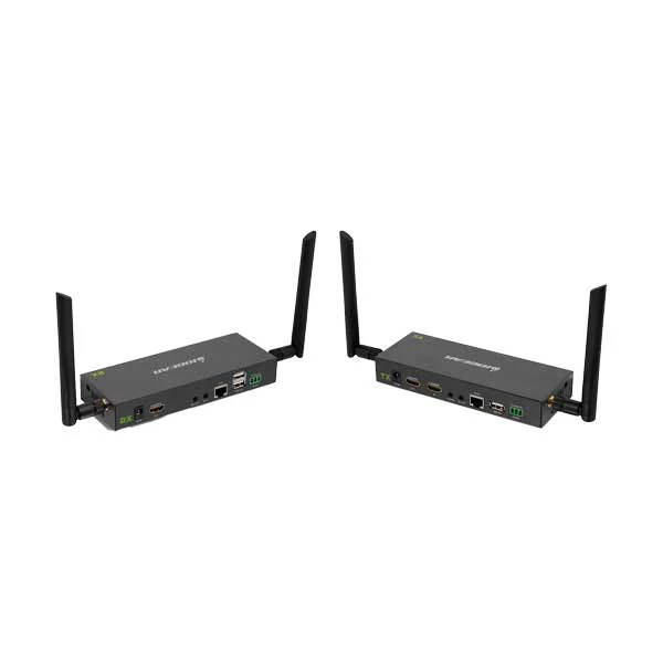 IOGEAR Long Range Wireless 4K HDMI Video Transmitter and Receiver Kit with Local Passthrough (GWLRSSKIT4K)