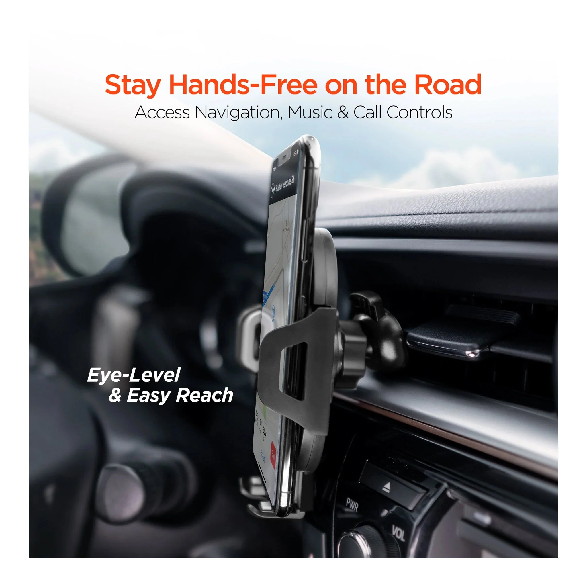 HyperGear 15289 3-in-1 Phone Mount Kit