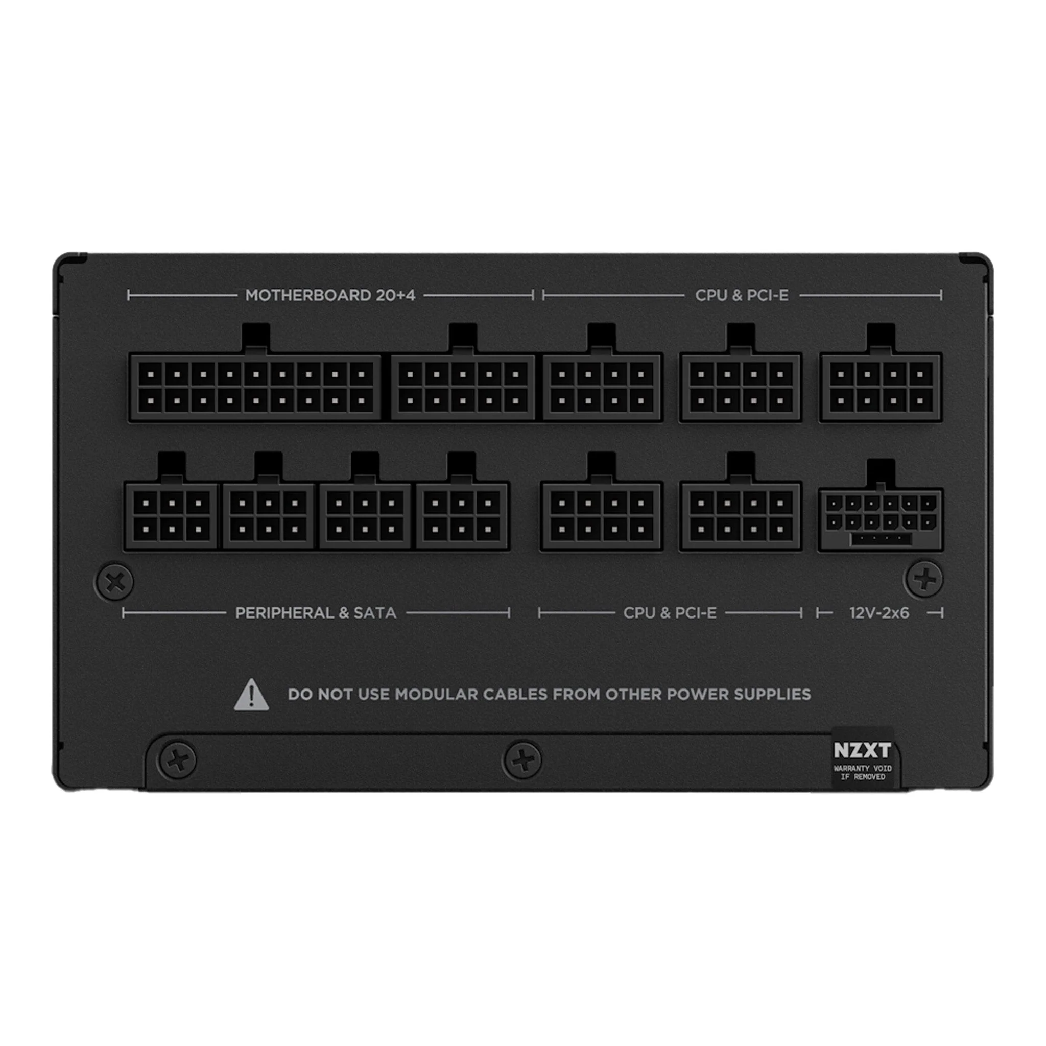 NZXT PA-2G2BB-US C1200 Gold ATX 3.1 1200 Watt 80 PLUS Gold Fully Modular PSU - Black
