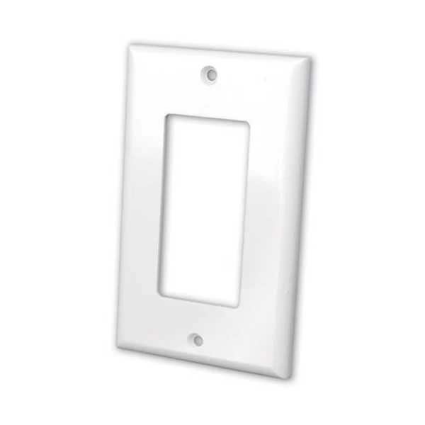 White Single Decor Style Face Plates