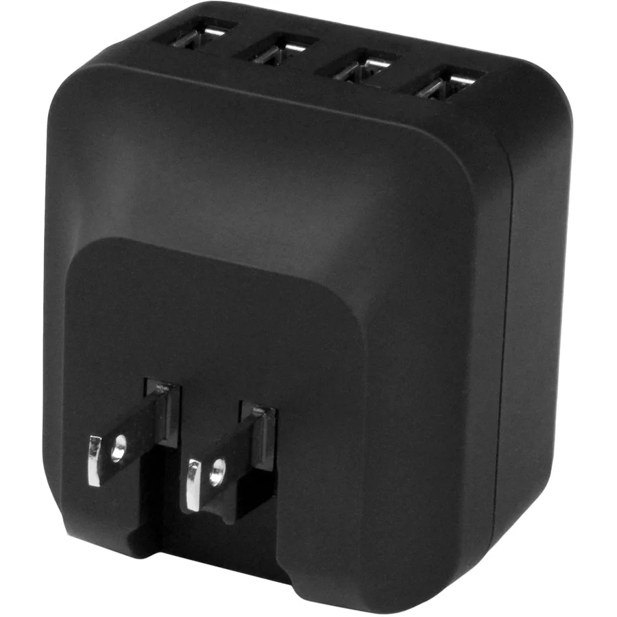 StarTech 4-Port USB Wall Charger - International Travel - 34w/6.8A