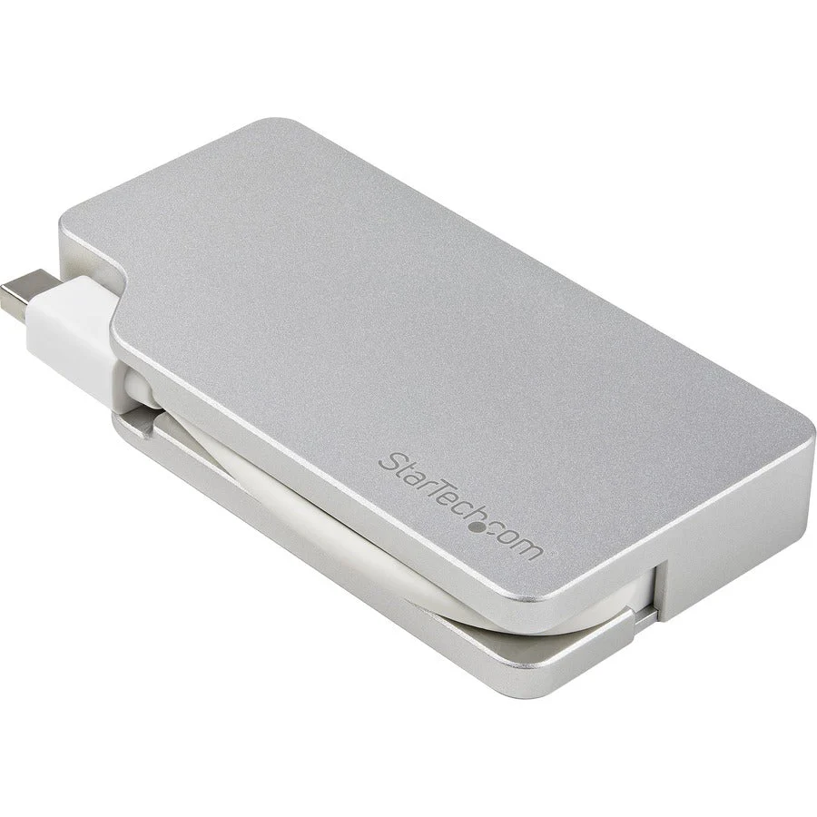 StarTech Travel A/V Adapter: 3-in-1 Mini DisplayPort to VGA, DVI or HDMI - 4K