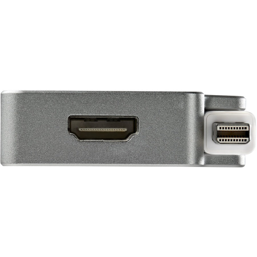 StarTech Travel A/V Adapter: 3-in-1 Mini DisplayPort to VGA, DVI or HDMI - 4K