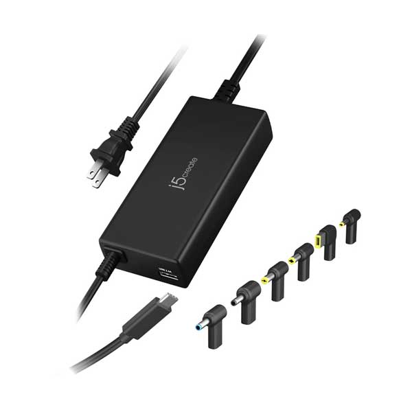 j5create 100W PD USB Type-C/Type-A Super Charger with Adapters