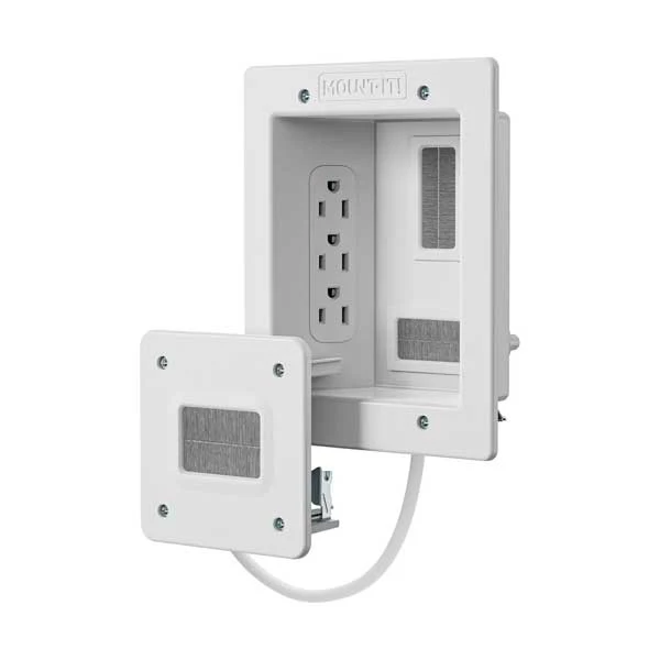 1467-mount-it-in-wall-tv-cable-concealer-power-kit-3-outlet-recessed-box-mi-7284-1.webp Mount-It! In-Wall TV Cable Concealer & Power Kit | 3-Outlet Recessed Box | MI-7284