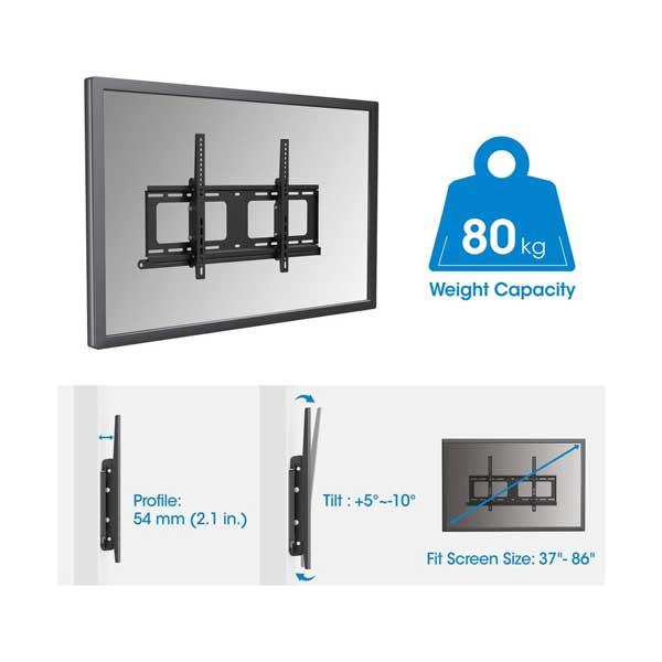 Manhattan Outdoor Anti-Theft Tilting TV Wall Mount, for 37" to 86" Displays (462143)