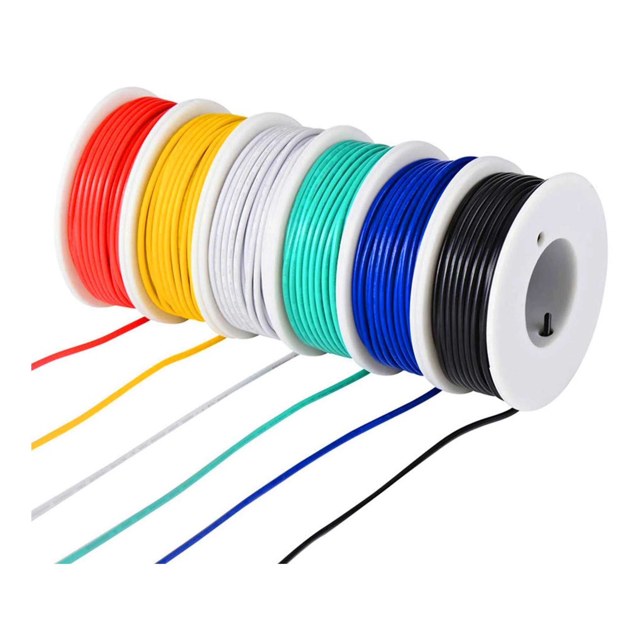 1501-altex-preferred-mfg-6-colored-rolls-30ft-22awg-stranded-tinned-copper-hookup-wire-with-pvc-jacket-multi-color-1.webp Altex Preferred MFG 6 Colored Rolls 30ft 22AWG Stranded Tinned Copper Hookup Wire with PVC Jacket - Multi-Color