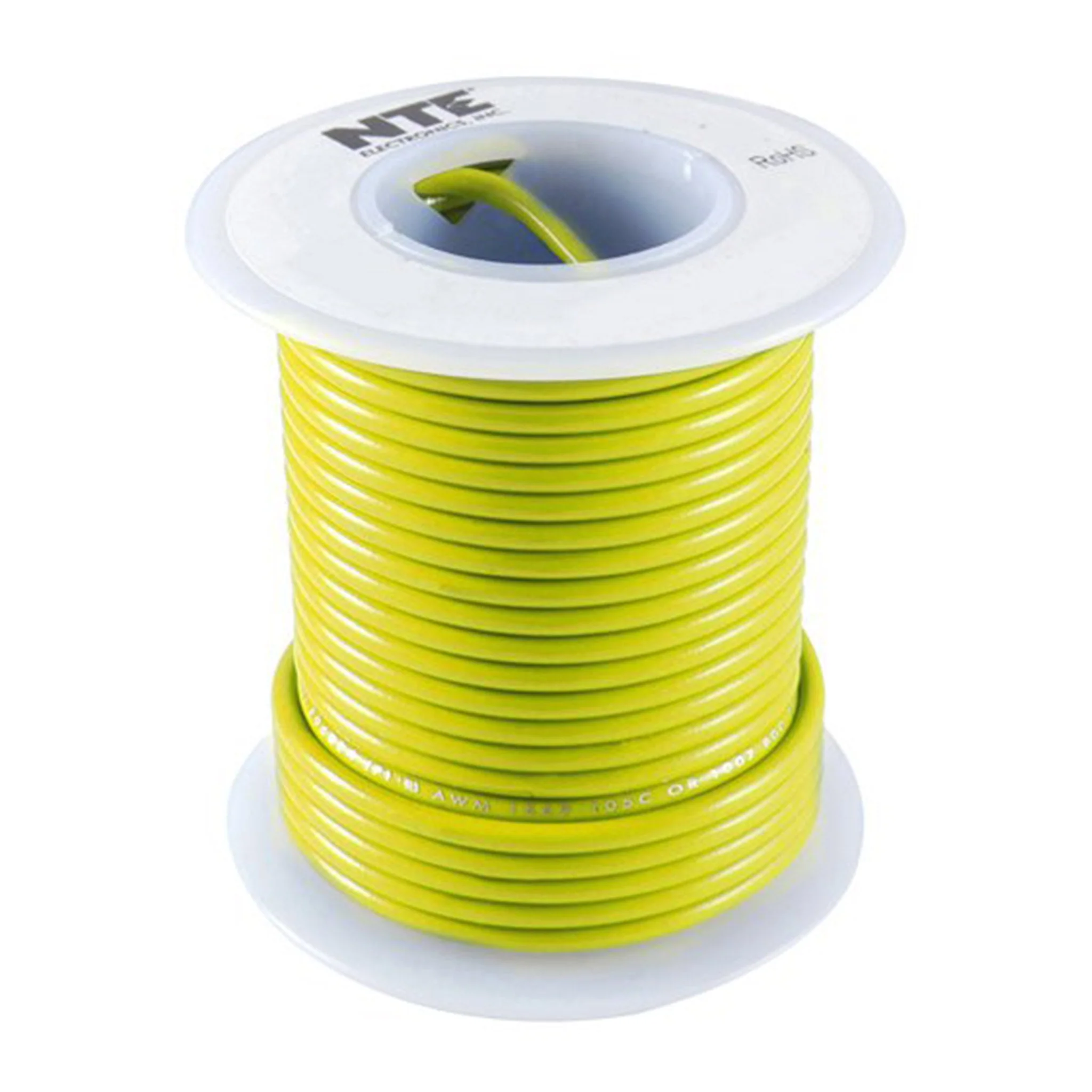 1513-nte-hw26ye-25-26awg-300v-6a-pvc-jacket-tin-plated-copper-hook-up-wire-yellow-1.webp NTE HW26YE-25 26AWG 300V 6A PVC Jacket Tin Plated Copper Hook-Up Wire - Yellow
