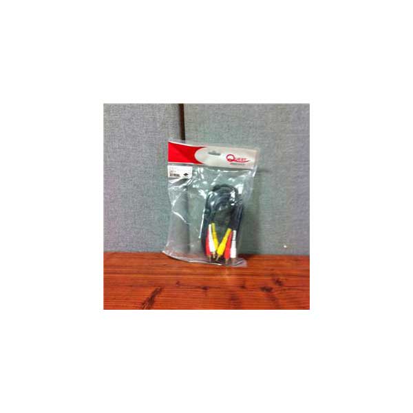 Triple RCA 12' Cable 2-Audio 1-Video