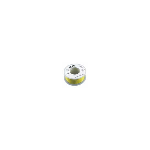1633-18awg-hook-up-wire-stranded-tinned-copper-300vac-yellow-25ft-roll-1.jpg 18AWG Hook Up Wire, Stranded, Tinned Copper, 300VAC, Yellow, 25FT Roll