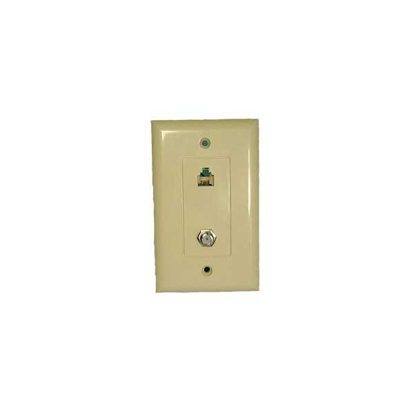 1715-designer-style-wall-plate-f-81-1-4p4c-jack-1.jpg Designer Style Wall Plate - F-81 & (1) 4P4C Jack
