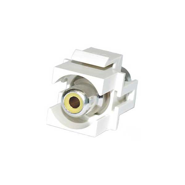 1723-rca-feed-thru-connector-module-yellow-w-white-insert-1.jpg RCA Feed-Thru Connector Module (Yellow w/ White Insert)