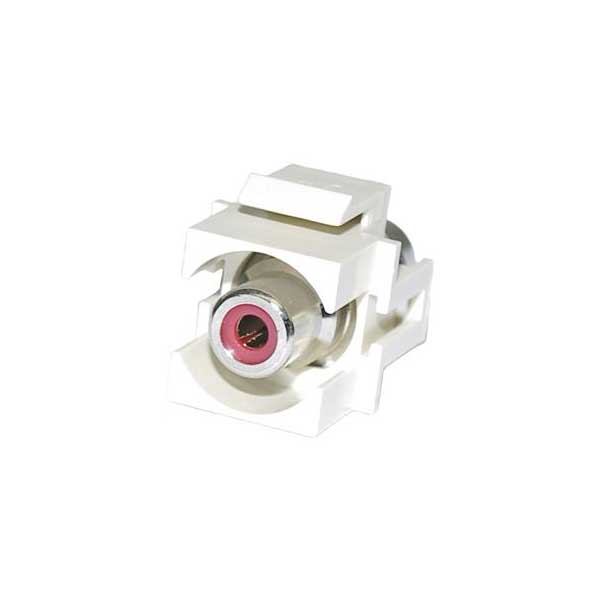 1728-signamax-cmk-rcar-rca-feed-thru-connector-module-red-w-ivory-insert-1.jpg Signamax CMK-RCAR RCA Feed-Thru Connector Module (Red w/ Ivory Insert)