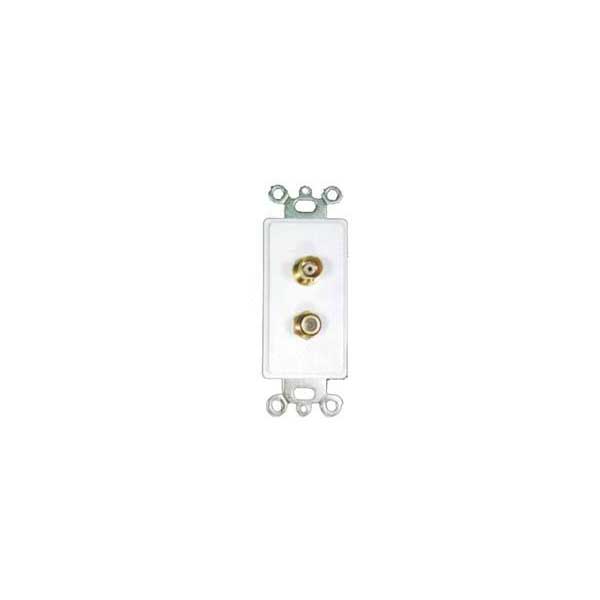 1749-designer-style-wall-plate-insert-1-gold-bnc-jack-f-81-connector-1.jpg Designer Style Wall Plate Insert - 1 Gold BNC Jack + F-81 Connector