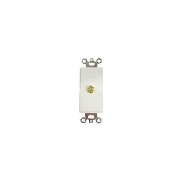 1753-designer-style-wall-plate-insert-1-gold-f-81-connector-1.jpg Designer Style Wall Plate Insert - 1 Gold F-81 Connector
