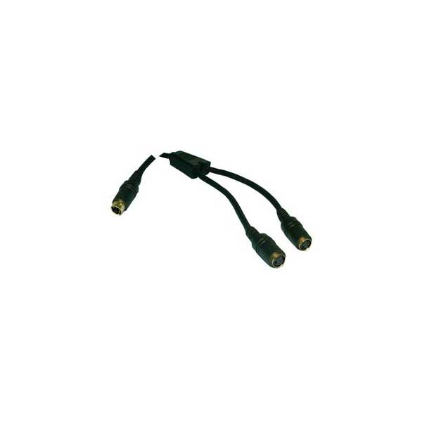 1776-s-video-y-adapter-s-vhs-male-to-2-s-vhs-females-1.jpg S-Video Y Adapter - S-VHS Male to 2 S-VHS Females