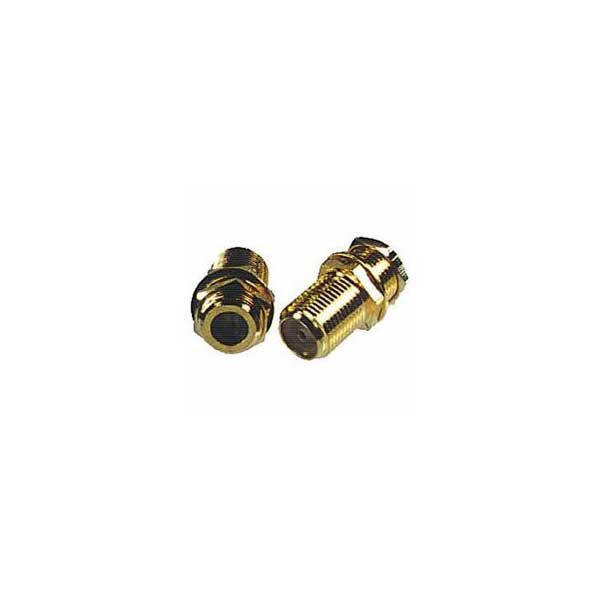 Dual F Female Couplers - 2 Pack