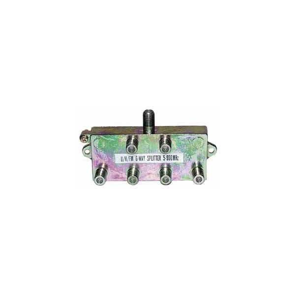 6-Way Indoor / Outdoor Hybrid Splitter