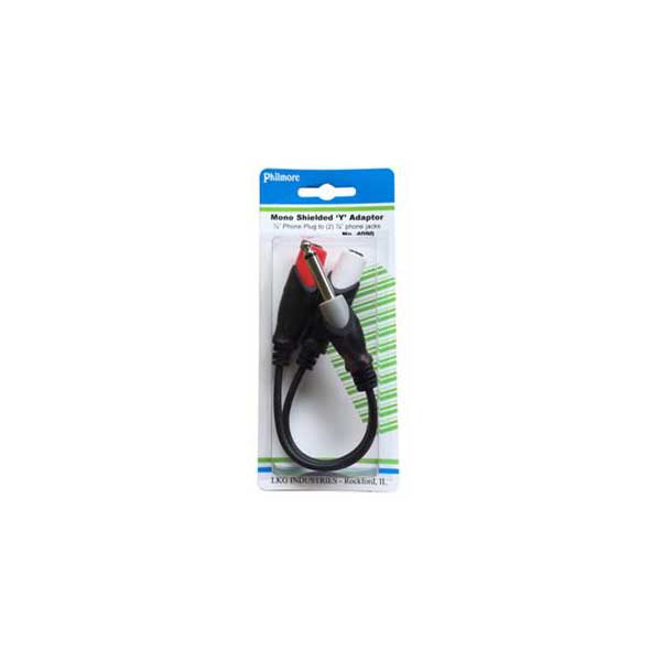 1782-philmore-mono-shielded-y-adapter-1.jpg Philmore Mono Shielded 'Y' Adapter