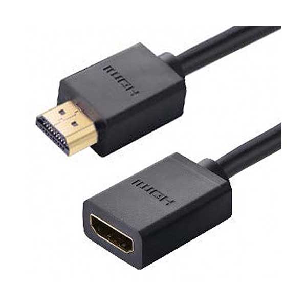 1811-calrad-35-734-6in-4k-slim-hdmi-type-a-male-to-hdmi-type-a-female-high-speed-adapter-cable-1.jpg Calrad 35-734 6in 4K Slim HDMI Type A Male to HDMI Type A Female High Speed Adapter Cable