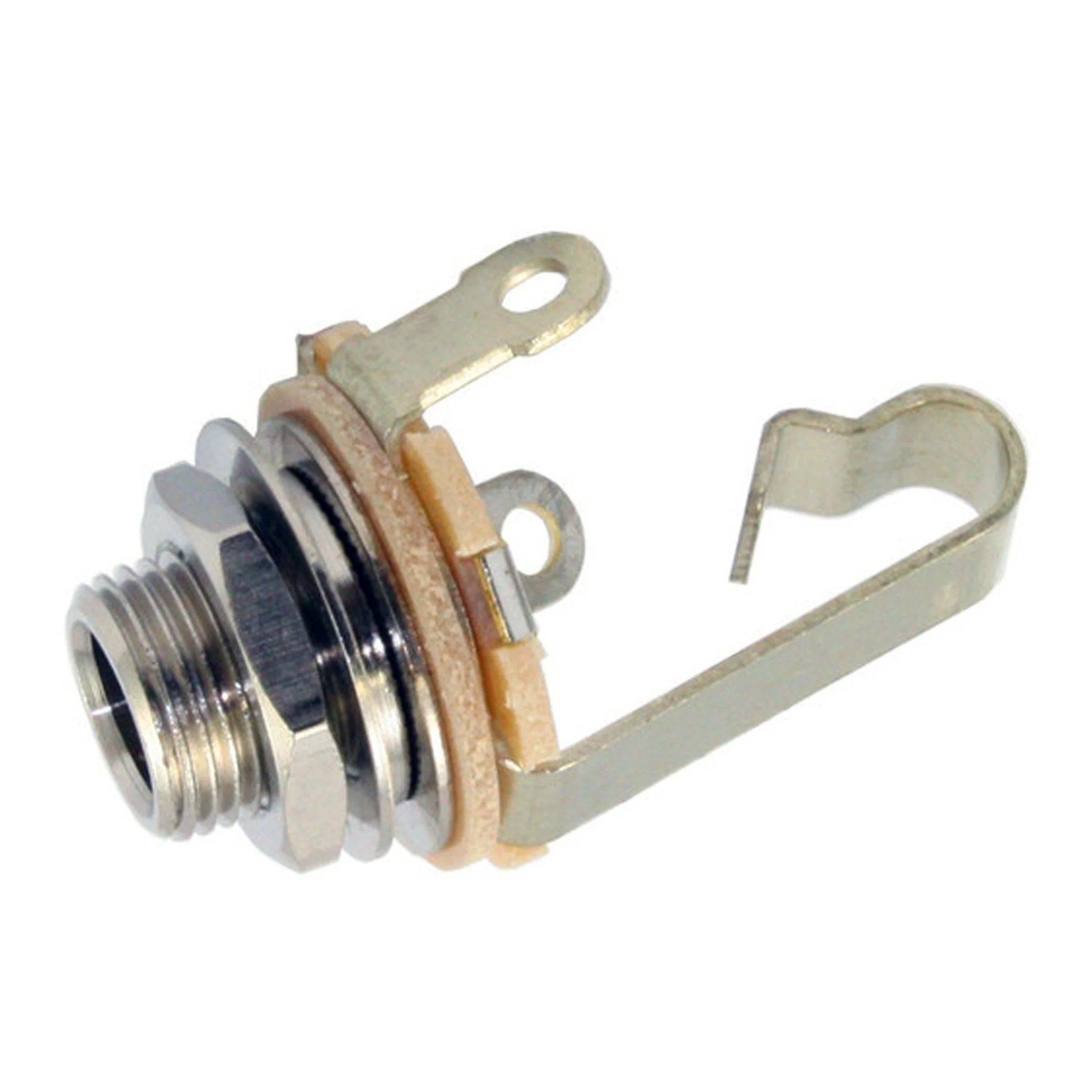 1/4" Mono Audio Jack - 2 Conductor, Female, Chassis Mount