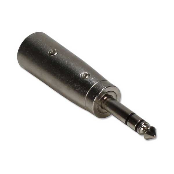 QVS XLRT-BMM 1/4 Male to XLR Male Audio Adapter
