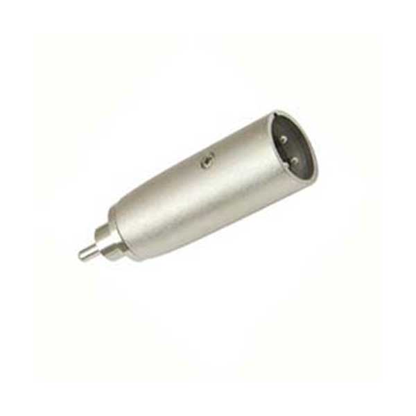 3 Pin XLR Male to RCA Male Audio Adapter