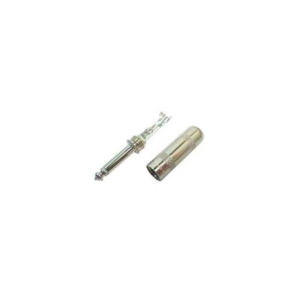 1/4" Mono Speaker Plug - 2 Conductor, Male, Heavy Duty