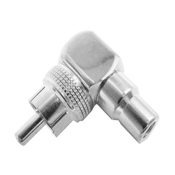 1887-calrad-35-480-nk-right-angle-male-rca-plug-to-female-rca-jack-adapter-nickel-plated-with-teflon-insulator-1.jpg Calrad 35-480-NK Right Angle Male RCA Plug to Female RCA Jack Adapter Nickel Plated with Teflon Insulator