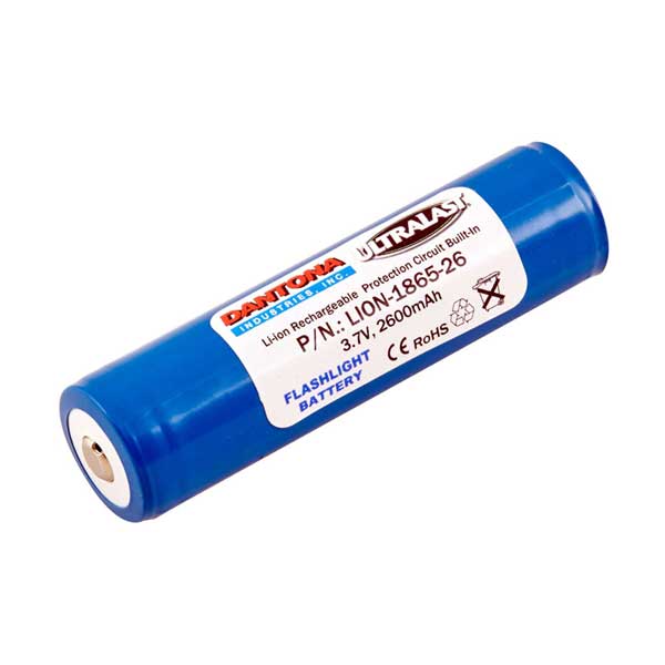 1988-ultralast-ul1865-26-1p-3.7-volt-2600mah-18650-lithium-ion-rechargeable-battery-1.jpg UltraLast UL1865-26-1P 3.7 Volt 2600mAh 18650 Lithium Ion Rechargeable Battery
