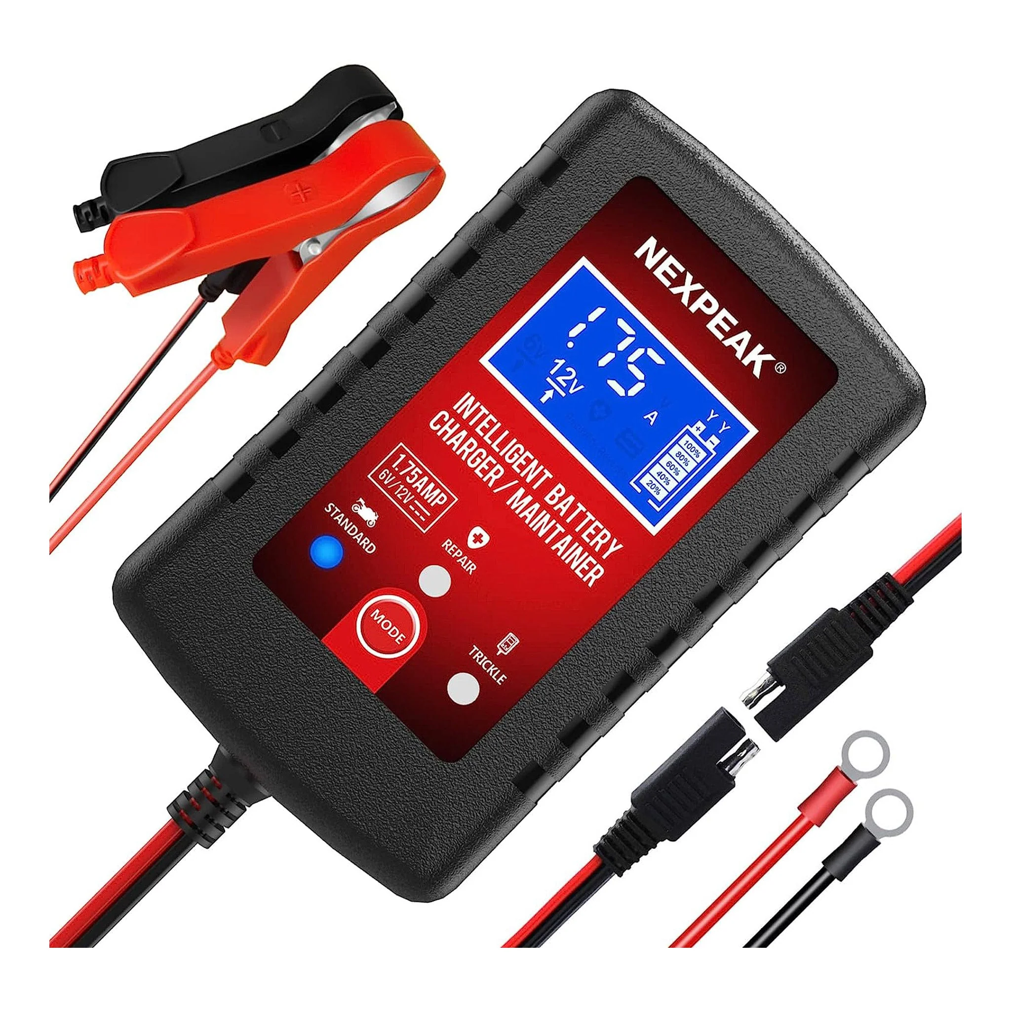 2011-nexpeak-nc175-6v-12v-1.75a-smart-lead-acid-battery-charger-and-maintainer-1.webp NEXPEAK NC175 6V/12V 1.75A Smart Lead-Acid Battery Charger and Maintainer