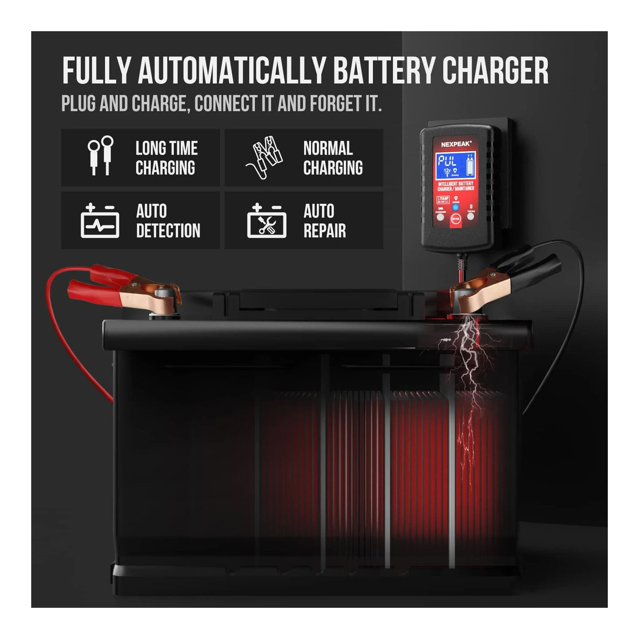 2011-nexpeak-nc175-6v-12v-1.75a-smart-lead-acid-battery-charger-and-maintainer-4.webp NEXPEAK NC175 6V/12V 1.75A Smart Lead-Acid Battery Charger and Maintainer