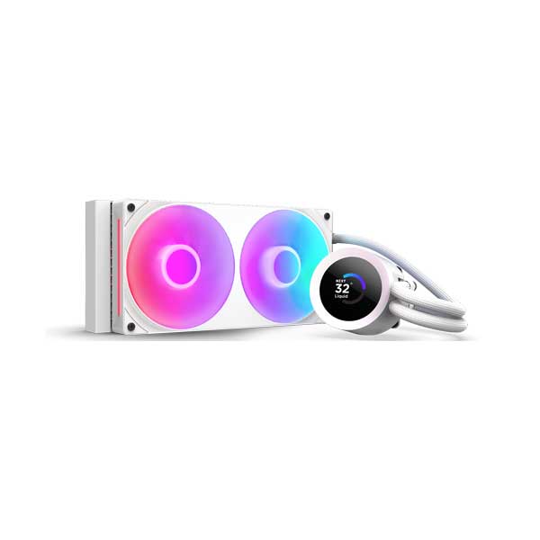 205-nzxt-kraken-plus-240mm-rgb-aio-liquid-cooler-with-1.54-lcd-display-rgb-core-fans-white-rl-kr240-w2-1.jpg NZXT Kraken Plus 240mm RGB AIO Liquid Cooler with 1.54" LCD Display & RGB Core Fans | White | RL-KR240-W2