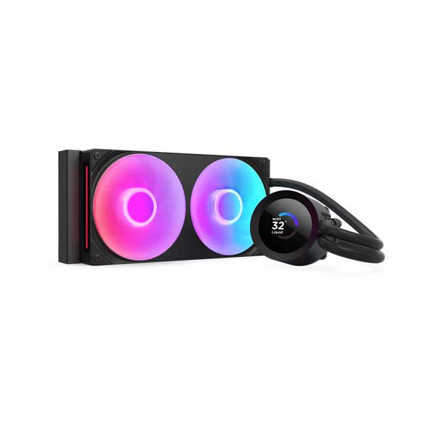 206-nzxt-kraken-plus-240mm-rgb-aio-liquid-cooler-with-1.54-lcd-display-rgb-core-fans-black-rl-kr240-b2-1.jpg NZXT Kraken Plus 240mm RGB AIO Liquid Cooler with 1.54" LCD Display & RGB Core Fans | Black | RL-KR240-B2
