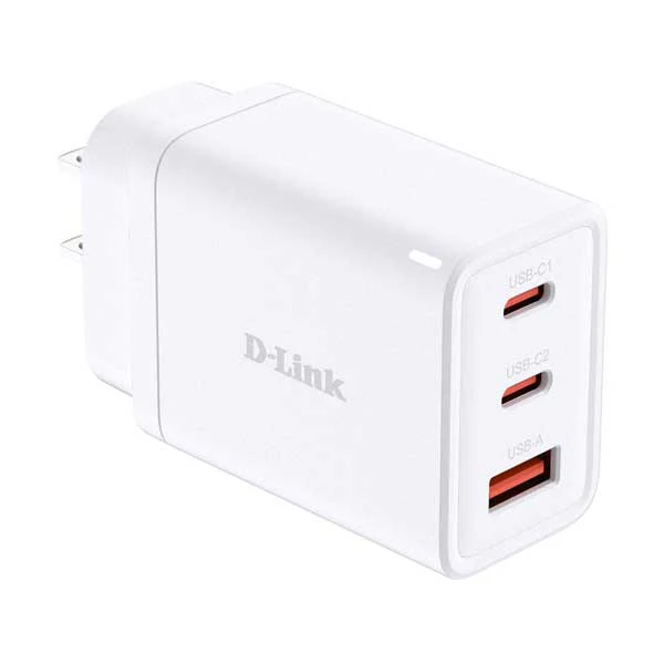D-Link 65W Multi-Port GaN Travel Charger | Dual USB-C | DCP-651