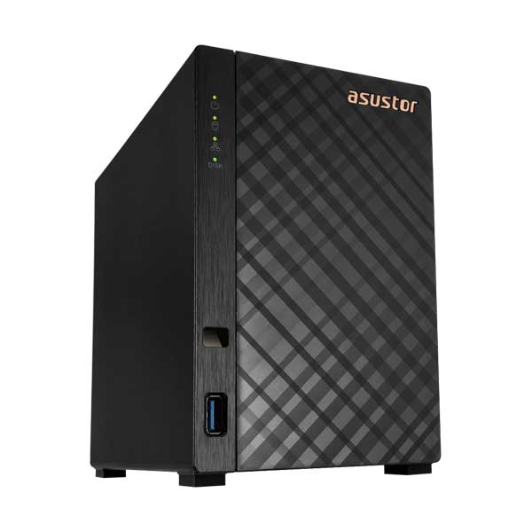 ASUSTOR DRIVESTOR 2 Gen2 2-Bay NAS | 1.7GHz | 2.5GbE | 4K Transcoding | AS1202T