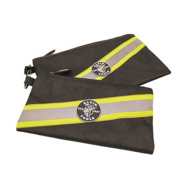 2099-klein-tools-high-visibility-zipper-bags-2pk-1.jpg Klein Tools High Visibility Zipper Bags, 2Pk