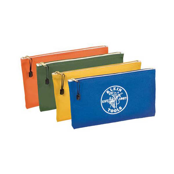 2101-klein-tools-canvas-bag-4-pk-olive-orange-blue-yellow-1.jpg Klein Tools Canvas Bag 4 Pk Olive/Orange/Blue/Yellow