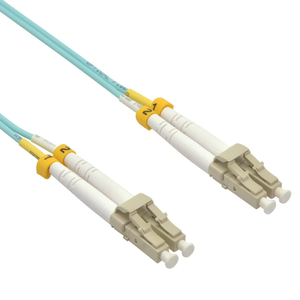 2115-lc-to-lc-3m-multimode-fiber-optic-patch-cable-10gbps-duplex-om3-pvc-ofnr-2.0mm-aqua-1.webp LC to LC 3M, Multimode Fiber Optic Patch Cable, 10Gbps, Duplex, OM3, PVC (OFNR) 2.0mm, Aqua