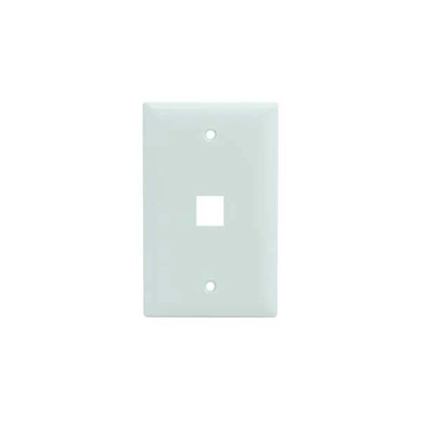 2121-wavenet-fp01pwh-s-1-port-single-gang-white-keystone-wall-plate-1.webp Wavenet FP01PWH-S 1 Port Single-Gang White Keystone Wall Plate