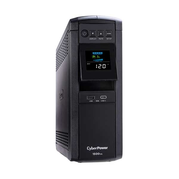 CyberPower GX1500U 1500VA 900W Sine Wave Battery Backup with Automatic Voltage Regulation