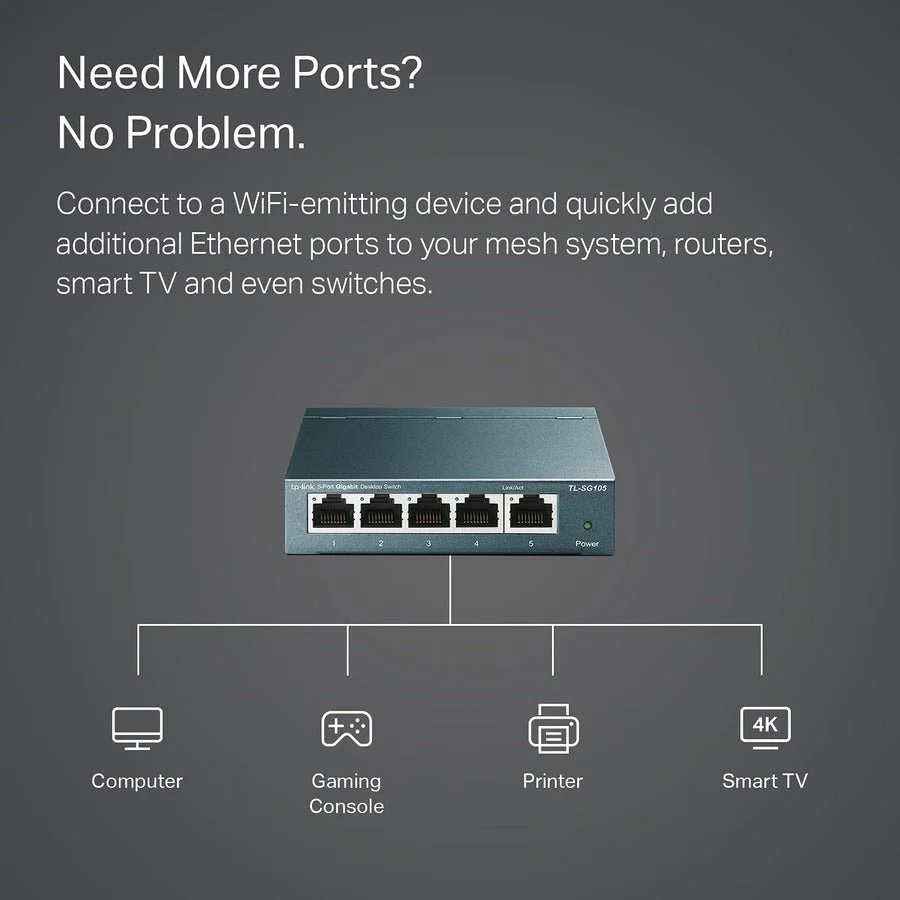 2188-tp-link-tl-sg105-5-port-gigabit-desktop-switch-5.webp TP-Link TL-SG105 5-Port Gigabit Desktop Switch
